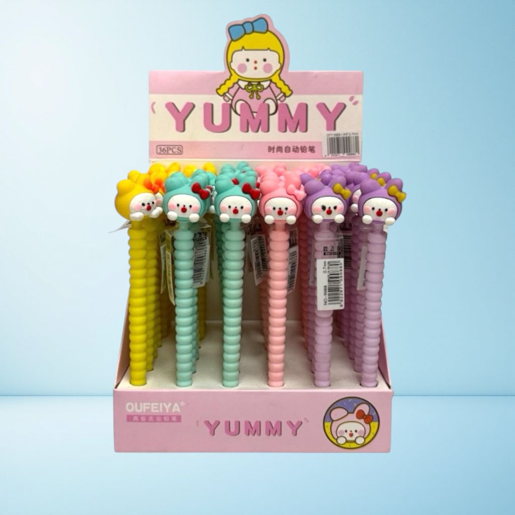 NO.9988 YUMMY ŞEKER ÇOCUK FİGÜRLÜ VERSATİL 0.7 UÇLU 36’LI PAKET